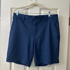 Under Armour Mens Navy Performance Shorts, Size 34